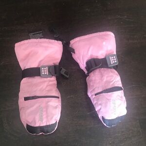Pink Kids Mittens